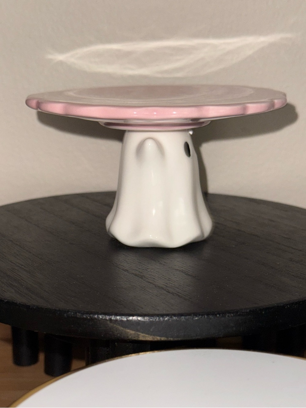 Ghost Cupcake Stand / Tray Pink & White Halloween - Picture 3 of 11